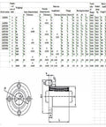 Top Notch LMF80UU Round Flange Linear Bearing Steel Build 80Mm By 120Mm By 140Mm Drop In Ready dimensions and specifications chart