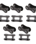 Beefy Heavy Duty Bike Chain Master Link 10 Pack Solid Steel Connector for Road And Mountain Cycles, showing 10 solid steel links.