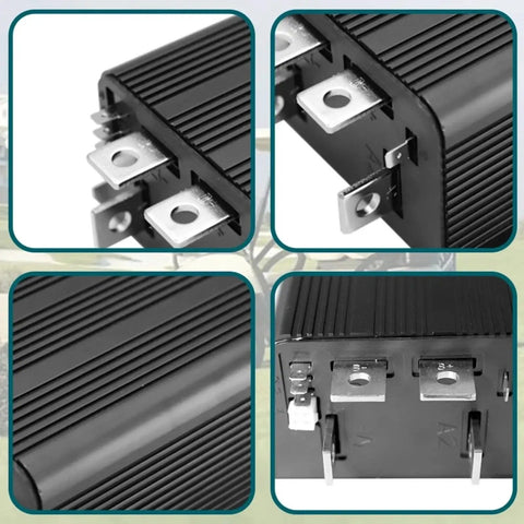 Heavy Duty 48V 350A Electric Motor Controller For Commercial Vehicles delivering precision speed regulation and sturdy connectors.