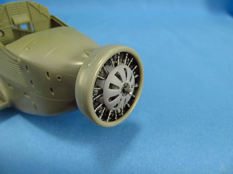 Plug And Play Drop In Engine Detail Set For Ju 52 Model Aircraft In One Forty Eight Scale Three D Printed Parts For Revell Monogram Kit Adds Realistic Engine Detailing To Your Junkers Ju 52 Build.