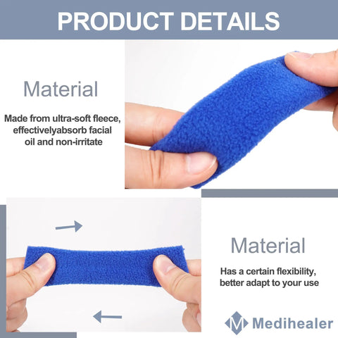 16 Pack Universal CPAP Headgear Strap Covers With Reusable Soft Fleece Pads To Reduce Red Marks And Boost Comfort