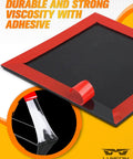 Close-up of Magnetic Roof Mount Pads Kit for Cars, Trucks and SUVs, Heavy Duty Aluminum Roof Ready, adhesive detail