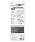 Back packaging of Pro Grade Curved Blade Garden Scissors in Stainless Steel, featuring product details and safety warnings.