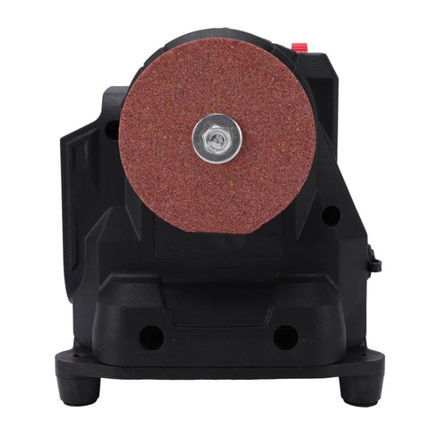 Fafeicy Cordless Mini Bench Grinder With 6 Speeds And Power Tool Battery Fit For Makita 21V Wireless Portable metal polisher with sanding disc.
