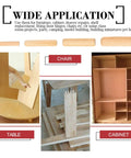 Multi Size Wooden Dowel Pins Kit For Woodworking And Crafting Kiln Dried Fluted Beveled Hardwood Connectors furniture application