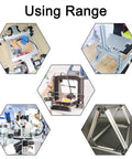 Various uses of 2020 Aluminum Extrusion Profile Four Hole Kit 200mm Long including CNC and 3D printer frames.