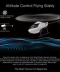 C129 V2 4 Channel RC Helicopter with 6 Axis Gyro in flight showing altitude control and stabilization features