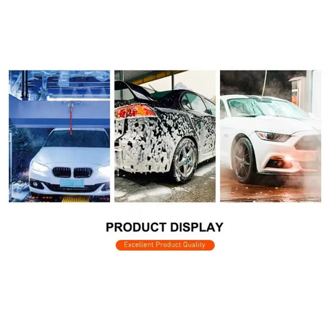 Heavy Duty Full Auto Car Wash Machine Non Contact High Pressure Cleaner With Air Dryer in action washing vehicles.