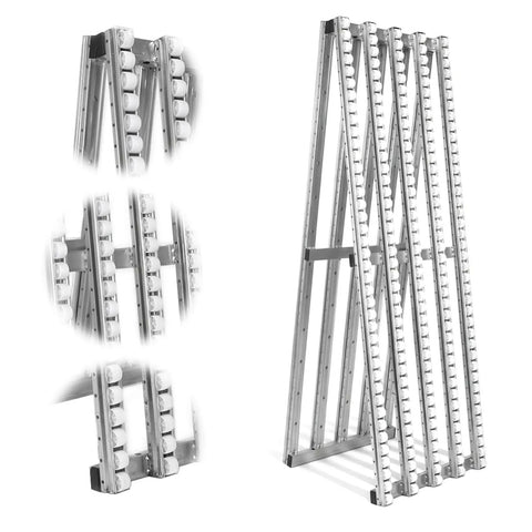Gravity Powered Unloading Pulley Handling Conveyor For Warehouse And Factory Use A Real Heavy Duty Workhorse That Moves Heavy Boxes And Crates With Ease Ideal For Supermarkets Carpentry Shops And Auto Parts Logistics, 3m steel roller conveyor