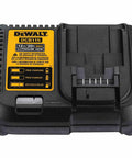 20V Max Battery Charging Kit With 2 5Ah XR Batteries And Charger Includes Soft Storage Bag Charges 12V 20V And 60V Max Tools At 4 Amp Great For Drills And Impact Tools 3 Year Free Service Plan featuring charger close-up