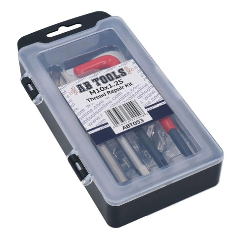 Get Your Threads Fixed Up Right With This M10 By 1.25mm Helicoil Thread Repair Kit That Includes Inserts For Creating Stronger Internal Threads In Soft Materials Comes Complete In A Blow Molded Case Perfect For Diy And Pro Mechanics