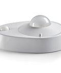 Motion Activated LED Ceiling Lampholder 8.7W 120VAC 9864-LED White Hands-Free Indoor Sensor Light for closets, basements, and attics.