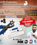 Leather Belt Hole Punch Set With Case Heavy Duty Revolving Punch In Six Hole Sizes Includes Ruler And Awl Tool Pro Grade Kit