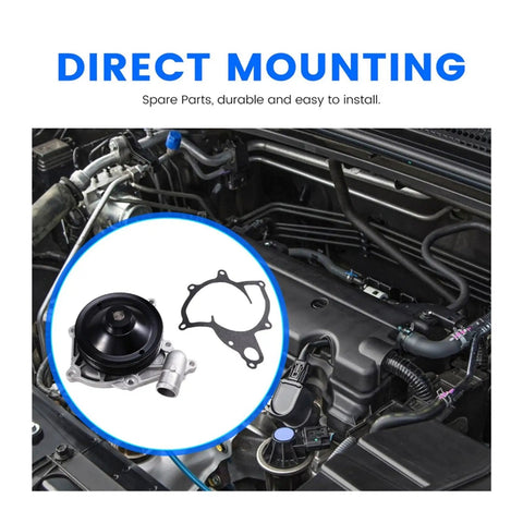 High Performance Engine Cooling Water Pump For Porsche 911 986 996 Boxster Convertible. Durable Coolant Pump Replaces Oem Numbers 99610601151 152 153 154. Keeps Your V6 Flat Six Motor Running Cool And Preventing Overheating Issues On The Road Or Track