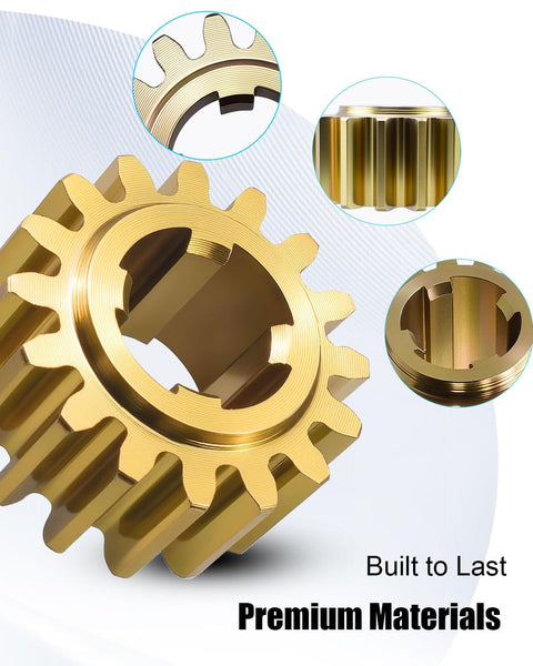 16 Tooth Spur Gear Set 16 DP And 20 PA For Lippert Schwintek Slide Out Systems 2 Pack showing premium materials