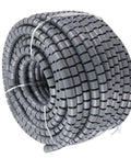 Spiral Cable Wrap For Wiring And Pipe Protection, 22mm Diameter, 50m Roll, Flexible Cable Management Sleeve in gray roll