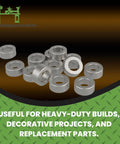 Kickass 1/2 Inch OD X 5/16 Inch ID X 8 Inch Long Mild Steel Spacer Tube 2 Pack seamless tubes for heavy-duty builds.