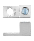 Aluminum Alloy Mechanical Lugs 25-Piece Tin-Plated Cable Connectors With 5/16-24 Screws For 14 AWG To 2 AWG Conductors, side view