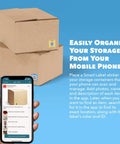 QR Code Sticker Pack For Storage And Inventory Tracking 48 Labels Color Coded System With App Easy Peasy Storage Unit Organization