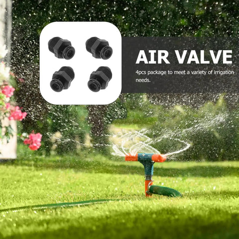 20 Pack Drip Irrigation Air Release Valve Vacuum Relief Valve For Automated Farm Irrigation with sprinkler system