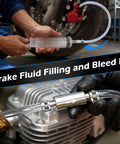 One Way Brake Bleeder Kit With 100ml Syringe And 50cm Hose for cars and motorcycles, DIY use in hydraulic fluid exchange
