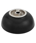 Bottom view of Sublime Round Vessel Sink In Matte Black With Above Counter Installation, Durable Non Porous Scratch Resistant Ceramic, No Faucet Included