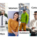 6 Pack Nylon Belts For Men And Women With Plastic Buckles, Metal Free Tactical Belts For Casual Wear, Work, Hiking, Outdoor Activities