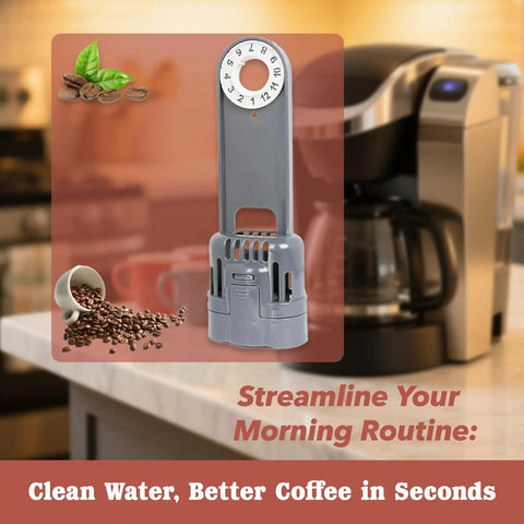 Top Tier Activated Charcoal Water Filter Holder For Keurig K One Coffee Makers And Breville Systems Featuring Smart Replacement Timer