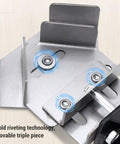 Right Angle Corner Clamp Heavy Duty Stainless Steel 90 Degree Woodworking Clamp With Press Type Handle Quick Release Design