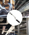 Sixteen Inch Duct Stretcher With Offset Handle For Ductwork And Sheet Metal, essential HVAC installer tool for shaping ducts.