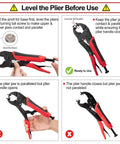 Heavy Duty Snap Fastener Tool With Adjustable Plier And 3 Dies 40 Sets 15mm Buttons for setting parallel jaws and alignment
