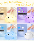 Adorable Cat Shaped Night Light For Kids Who Love Cozy Vibes Silicone USB Rechargeable Multicolor LED Lamp With 7 Color Modes Safe For Babies Nursery Decor Gift For Baby Children Toddlers And Teens
