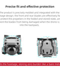 Pro Grade Propeller Guard And Strap System For DJI Mavic Air 2 And Air 2S Drones, Blade Protector And Stabilizer Fixator attached