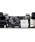 12V To 5V Buck Converter USB Regulator 5A High Efficiency Step Down Power Module for Phone Fast Charging with ports visible