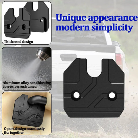 Heavy Duty Aluminum Car Sun Visor Repair Kit With Screws Tough Sun Visor Clip Replacement for RAM 1500 2019-2023