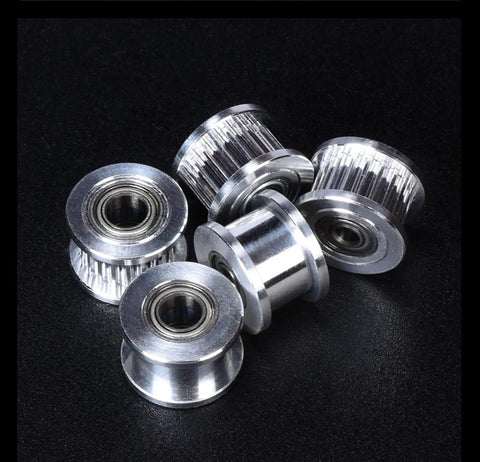 3D Printer Timing Belt Kit With 20 Tooth Idler Pulley Bore 3mm 4mm 5mm No Slip Transmission For Prusa I3 MK3 Belts 20T B5 Aluminum