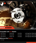 Set Of 2 Front Wheel Bearing And Hub Assemblies For Ford Transit 2015-2019 SRW 5-Lug 150 250 350 350HD installed view