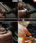 Transmission Shifter Seal Remover And Installer Tool DIY Friendly For Turbo 300 350 400 700-R4 4L60 200-4R 200C 350C 425 475 Includes Replacement Seal Kit And Guide For Quick Safe Seal Removal And Installation on transmission shaft