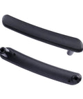 Interior Door Inner Pull Handle Set For Mitsubishi Eclipse 2006 Through 2012 Driver And Passenger Side Black Replacement