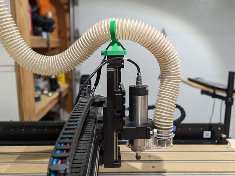 2 Inch By 10 Foot Clear PVC Dust Collection Hose With Carbon Steel Wire For Dust Collectors Table Saws Planers And Woodworking