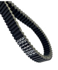 High Mileage V Drive Belt For Polaris Ranger And RZR 570 Ace Crew showing textured black rubber surface and durable teeth for off-road use.