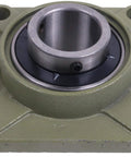 Two Inch Bore Four Bolt Flange Bearing With Set Screws F4B-SC-200 UCF211-32 SF-2 FY-2-TM, front view of industrial machinery part