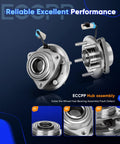 Beefed Up Front Wheel Bearing Hub Assembly 5 Lug With ABS For Chevy Captiva Sport 2007 2009 Replacement front view