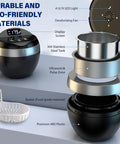 All In One Ultrasonic Retainer Cleaner For Mouthguards Aligners Braces Night Guards And Dental Appliances 200 ML 45KHz With Four Cleaning Modes Easy Clean For Rings Jewelry Cleaner Includes Cleaning Pod And Basket. 304 stainless steel tank and ABS body