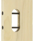 Precision Professional Wood Router Guide Template For Number 203 Invisible Hinges, showing front view for mortise installation.