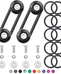 Pro Grade Bumper Quick Release Kit For Front And Rear Bumpers Black Aluminum Fasteners with screws and O-rings