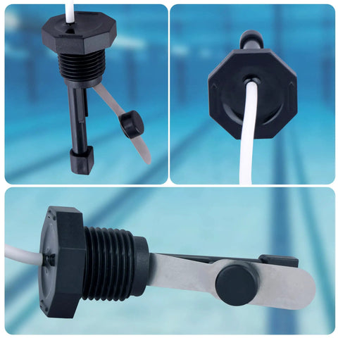 Plug And Play Flow Switch Replacement Part For Salt Generator Cells IC20 IC40 IC60 IC15 520736 Compatible, black sensor switch