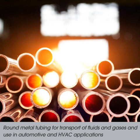 Two Pack 3/4 Inch Outer Diameter 0.51 Inch Inner Diameter 0.12 Inch Wall 12 Inch Length Cold Rolled Steel Tubing Seamless Round Tube.