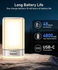 116 LED Rechargeable Camping Lantern With 360 Degree Bright Light For Camping And Hiking Lit Tent Light Warm 3000K Glow