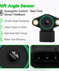 Electric Power Shift Motor With Angle Sensor Replacement Direct Fit For Honda Rancher 420 TRX420TE, close-up view.
